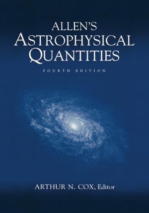 Cox, Arthur N. (Hrsg.). Allen¿s Astrophysical Quantities. Springer New York, 2013.