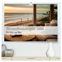 Strandhausidylle (hochwertiger Premium Wandkalender 2024 DIN A2 quer), Kunstdruck in Hochglanz