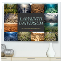 Labyrinth Universum (hochwertiger Premium Wandkalender 2024 DIN A2 quer), Kunstdruck in Hochglanz