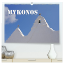 MYKONOS - Insel des Jetset (hochwertiger Premium Wandkalender 2025 DIN A2 quer), Kunstdruck in Hochglanz