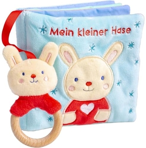 Rettore, Kenny. Mein liebstes Kuschelbuch mit echtem Holzbeißring. Mein kleiner Hase - Stoffbuch mit Beißring aus Holz, Rassel und Knisterseite ab 6 Monaten. Arena Verlag GmbH, 2023.