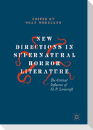 New Directions in Supernatural Horror Literature