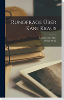 Rundfräge über Karl Kraus