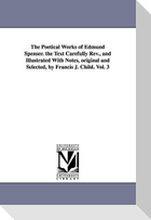 The Poetical Works of Edmund Spenser. the Text Carefully REV., and Illustrated with Notes, Original and Selected, by Francis J. Child. Vol. 3