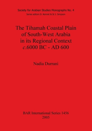 Durrani, Nadia. The Tihamah Coastal Plain of South-West Arabia in its Regional Context c. 6000 BC - AD 600. British Archaeological Reports Oxford Ltd, 2005.