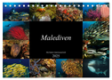 Malediven - Die bunte Unterwasserwelt (Tischkalender 2025 DIN A5 quer), CALVENDO Monatskalender