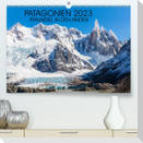 Patagonien 2023 - Traumziel in den Anden (Premium, hochwertiger DIN A2 Wandkalender 2023, Kunstdruck in Hochglanz)