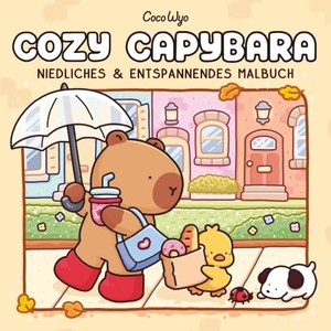 Wyo, Coco. Cozy Capybara - Malbuch für Erwachsene, Teenager und Kinder (Cozy Spaces Coloring). Adrian Wimmelbuchverlag, 2026.