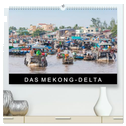 Das Mekong-Delta (hochwertiger Premium Wandkalender 2025 DIN A2 quer), Kunstdruck in Hochglanz