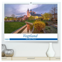 Vogtland - 900 Jahre Plauen (hochwertiger Premium Wandkalender 2025 DIN A2 quer), Kunstdruck in Hochglanz