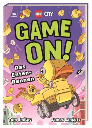 Smiley, Tom / Lego Stories. LEGO® City Game On! - Das Enten-Rennen - LEGO Lese-Abenteuer für Kinder ab 6 Jahren. Mit dynamischen Comic-Illustrationen und integriertem Suchspiel. Dorling Kindersley Verlag, 2026.