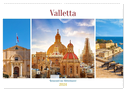 Valletta - Reiseziel im Mittelmeer (Wandkalender 2024 DIN A2 quer), CALVENDO Monatskalender