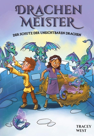 West, Tracey. Drachenmeister 22 - Der Schutz der unsichtbaren Drachen. Adrian Wimmelbuchverlag, 2022.