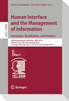 Human Interface and the Management of Information. Interaction, Visualization, and Analytics