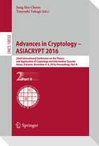 Advances in Cryptology ¿ ASIACRYPT 2016