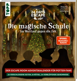 Hart, Marisa / Joel Müseler. 24 DAYS ESCAPE - Der Escape Room Adventskalender für Potter-Fans: Im Wettlauf gegen die Zeit - 24 verschlossene Rätselseiten für den Advent. frechverlag GmbH, 2026.