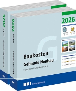 BKI Baukosteninformationszentrum Deutscher Architektenkammern. BKI Baukosten Gebäude + Bauelemente Neubau 2026 - Kombi Teil 1-2. Müller Rudolf, 2026.