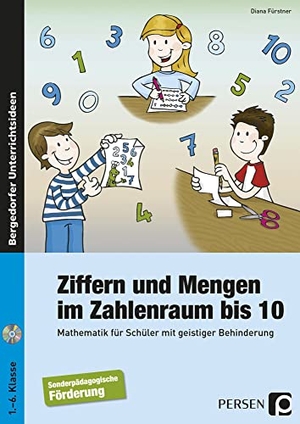 Fürstner, Diana. Ziffern und Mengen im Zahlenraum bis 10 - Mathematik für Schüler mit geistiger Behinderung (1. bis 6. Klasse). Persen Verlag i.d. AAP, 2025.