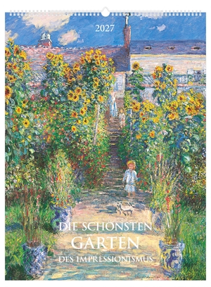 Neumann Verlage GmbH & Co KG (Hrsg.). Die schönsten Gärten des Impressionismus 2027 - Kunstkalender 42x56 cm mit Meisterwerken von Monet, Renoir, Degas und sprachneutralem Kalendarium. Neumann Verlage GmbH & Co, 2026.