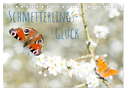 Schmetterlings-Glück (Tischkalender 2025 DIN A5 quer), CALVENDO Monatskalender