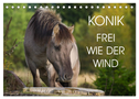 Konik - Frei geboren (Tischkalender 2025 DIN A5 quer), CALVENDO Monatskalender