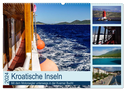 Kroatische Inseln - Mit dem Motorsegler unterwegs in der Kvarner Bucht (Wandkalender 2024 DIN A2 quer), CALVENDO Monatskalender