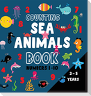 Counting sea animals book numbers 1-10