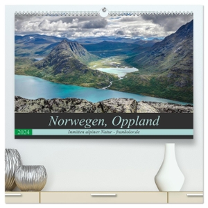 Brehm, Frank. Norwegen, Oppland (hochwertiger Premium Wandkalender 2024 DIN A2 quer), Kunstdruck in Hochglanz - Auf Wanderschaft "In the Middle of Norway". Calvendo, 2023.