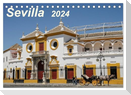 Sevilla Impressionen im Querformat 2024 (Tischkalender 2024 DIN A5 quer), CALVENDO Monatskalender