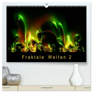 Barig, Joachim. Fraktale Welten 2 (hochwertiger Premium Wandkalender 2024 DIN A2 quer), Kunstdruck in Hochglanz - Berechnete Bilder von faszinierender Vielfalt. Calvendo Verlag, 2023.