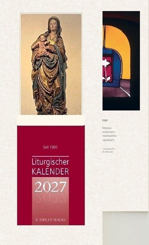 Hurtz, Klaus (Hrsg.). Liturgischer Kalender 2027 Großdruckausgabe mit beidseitig bebilderter Rückwand - Tagesabreißkalender Block. Kuehlen Verlag, 2026.