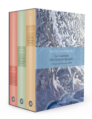 Dante Alighieri. La Commedia / Die Göttliche Komödie - Drei Bände im Schuber. Italienisch/Deutsch. Reclam Philipp Jun., 2021.