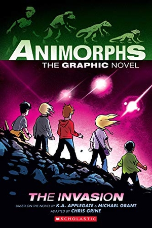 Applegate, K A / Michael Grant. The Invasion: A Graphic Novel (Animorphs #1) - Volume 1. Scholastic Inc., 2020.