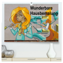 Wunderbare Hausbemalung in Erfurt (hochwertiger Premium Wandkalender 2025 DIN A2 quer), Kunstdruck in Hochglanz