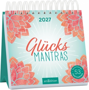 Postkartenkalender Glücksmantras 2027. Ars Edition GmbH, 2026.