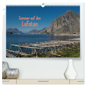 Sommer auf den Lofoten (hochwertiger Premium Wandkalender 2024 DIN A2 quer), Kunstdruck in Hochglanz