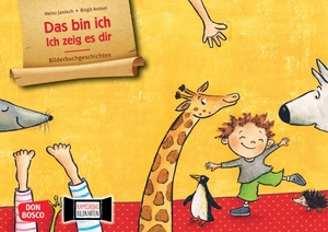 Janisch, Heinz. Das bin ich. Ich zeig es dir. Kamishibai Bildkartenset - Entdecken - Erzählen - Begreifen: Bilderbuchgeschichten. Erstes Benennen von Körperteilen bei Mensch und Tier. Ideal für Einsatz in der Krippe. Don Bosco Medien GmbH, 2021.