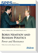 Boris Nemtsov and Russian Politics