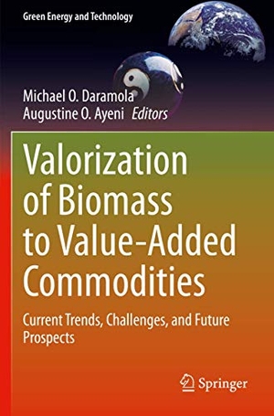 Ayeni, Augustine O. / Michael O. Daramola (Hrsg.). Valorization of Biomass to Value-Added Commodities - Current Trends, Challenges, and Future Prospects. Springer International Publishing, 2021.