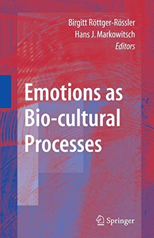 Markowitsch, Hans Jürgen / Birgitt Röttger-Rössler (Hrsg.). Emotions as Bio-cultural Processes. Springer New York, 2010.