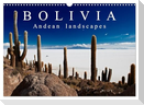 Bolivia Andean landscapes / UK-Version (Wall Calendar 2025 DIN A3 landscape), CALVENDO 12 Month Wall Calendar