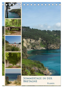 Sommertage in der Bretagne (Tischkalender 2025 DIN A5 hoch), CALVENDO Monatskalender