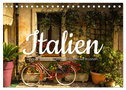 Italien - Romantische Städte und endlose Küsten. (Tischkalender 2024 DIN A5 quer), CALVENDO Monatskalender