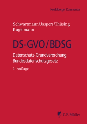 Atzert, Michael / Hünermann, Rolf et al. DS-GVO/BDSG - Datenschutz-Grundverordnung Bundesdatenschutzgesetz. Müller C.F., 2024.