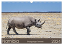 Namibia - einzigartige Tierwelt (Wandkalender 2024 DIN A3 quer), CALVENDO Monatskalender