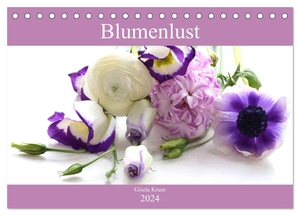 Kruse, Gisela. Blumenlust (Tischkalender 2024 DIN A5 quer), CALVENDO Monatskalender - Strahlende Blumen und Blüten. Calvendo, 2023.