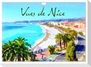 Vues de Nice (Calendrier mural 2024 DIN A4 vertical), CALVENDO calendrier mensuel