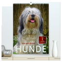 Hunde - treu und ehrlich (hochwertiger Premium Wandkalender 2025 DIN A2 hoch), Kunstdruck in Hochglanz