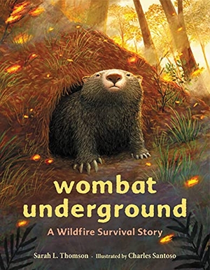 Santoso, Charles / Sarah L Thomson. Wombat Underground - A Wildfire Survival Story. Little, Brown & Company, 2022.