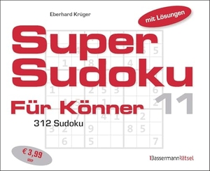 Krüger, Eberhard. Supersudoku für Könner 11. Bassermann, Edition, 2026.
